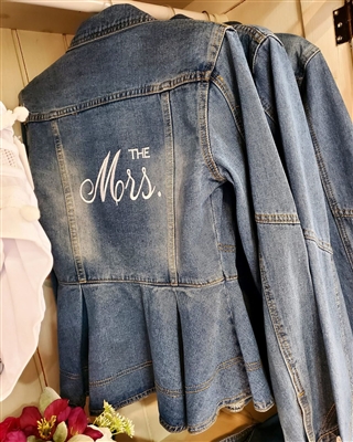 The Mrs. Jean Jacket with Peplum Style