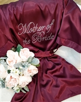 Mother of the Bride Satin Robe