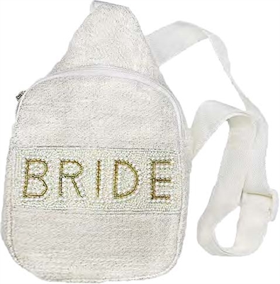 Bride Handbeaded Crossbody Bag