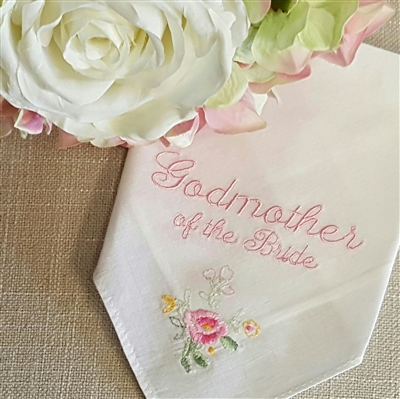 Godmother of the Bride Hankie