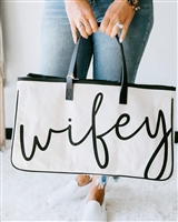 Oversized Wifey Tote