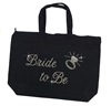 B2B Black Canvas Tote