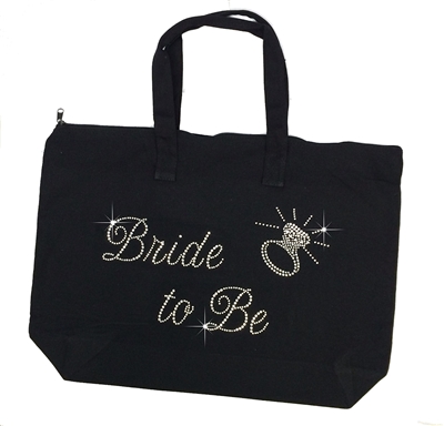 B2B Black Canvas Tote