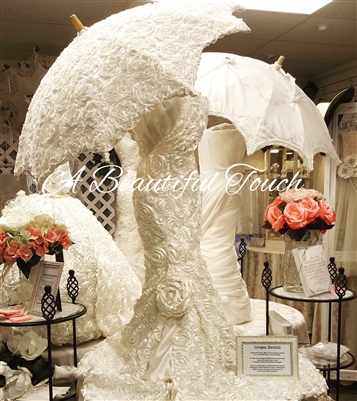 Christina Bridal Form and Parasol Rental