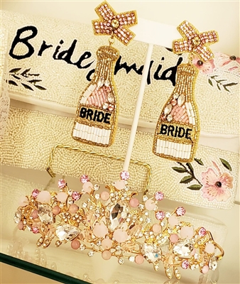 Fun Bride Beaded Earrings