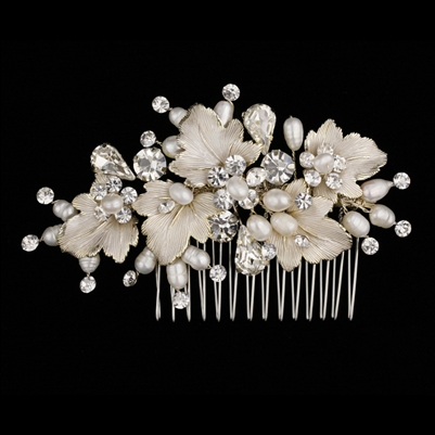 Fresh Water Pearl Hair Comb