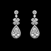 CZ Teardrop Earrings