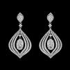 Pointed Drop Chandelier Earrings