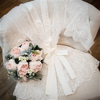 Lace and Satin Bridal Robe