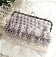Crystal Purse with Ruffles - SOLD OUT