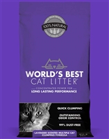 WORLDS BEST  MULTIPLE CAT LITTER lAVENDER 8LB