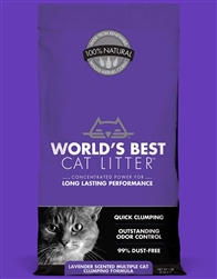 WORLDS BEST  MULTIPLE CAT LITTER lAVENDER 8LB