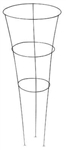 PANACEA 89723 TOMATO & PLANT SUPPORT CAGE 3 RING, GALVANIZED STEEL, 33 INCH