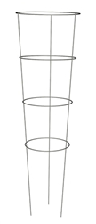 PANACEA 89729 TOMATO & PLANT SUPPORT CAGE 4 RING, GALVANIZED STEEL, 42 INCH