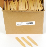 WOODEN POT LABEL 4IN CASE OF 1000