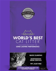 WORLDS BEST  MULTIPLE CAT LITTER lAVENDER 14LB