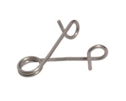 R-21 FIBER ROD ELECTRIC FENCE SPRING CLIP 3/8IN, 20PK