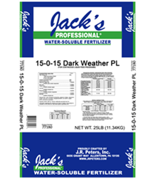 JACK'S DARK WEATHER FEED 15-0-15 25LB