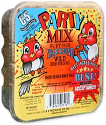 C AND S PRODUCTS SUET CAKE PARTY MIX 11OZ