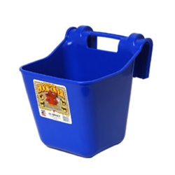 MILLER HF12BLUE PLASTIC HOOK OVER FEEDER, 12 QUART, BLUE