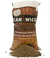 CANAWICK 100% HARDWOOD PREMIUM WOOD PELLETS, 8,000 BTU, 40LB BAGS