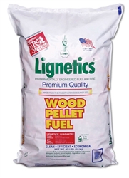 LIGNETICS (MAINE CHOICE) HARDWOOD BLEND PREMIUM WOOD PELLETS, 8,200 BTU, 40LB BAGS