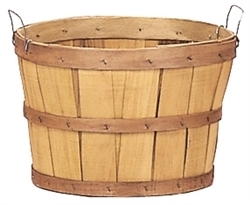 GARDEN BASKET HALF BUSHEL WITH HANDLES