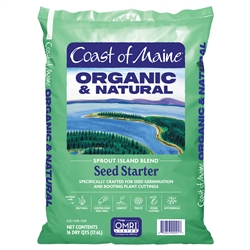 COAST OF MAINE SPROUT ISLAND ORGANIC SEED STARTER SOIL 16QT