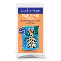 COAST OF MAINE FISH BONE MEAL MEAL ORGANIC PLANT FOOD, 5-13-0, 3LB