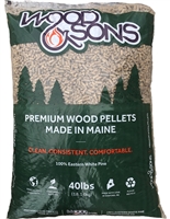 Wood & Sons Softwood Wood Pellets, 40lb bag