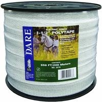 DARE 2576 ELECTRIC FENCE POLY TAPE 1.5IN 656FT