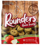 BLUE SEAL ROUNDERS HORSE TREAT SPICED APPLE 30OZ