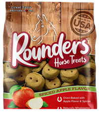 BLUE SEAL ROUNDERS HORSE TREAT SPICED APPLE 30OZ