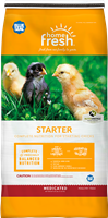 BLUE SEAL HOME FRESH CHICK STARTER MEDICATED MEAL 25LB
