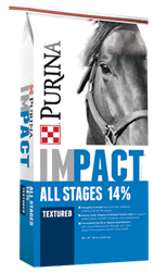 PURINA IMPACT ALL STAGES 14% TEXTURED
