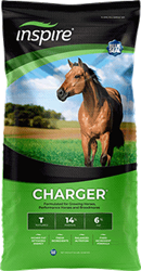 BLUE SEAL INSPIRE CHARGER 14% TEXTURED HORSE FEED 50LB