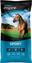 BLUE SEAL INSPIRE SPORT 12% PELLETED HORSE FEED 50LB