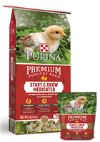 PURINA START AND GROW MEDICATED CHICK STARTER