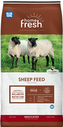 BLUE SEAL HOME FRESH 20 SHEEP STARTER/GROWER 45DQ MEDICATED PELLETED FEED 50LB BAG