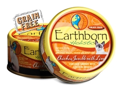 EARTHBORN HOLISTIC CHICKEN JUMBLE GRAIN FREE CAT FOOD 5.5OZ - CASE OF 24