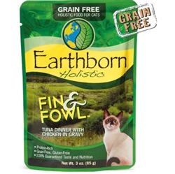 EARTHBORN FIN AND FOWL CAT POUCH 3OZ