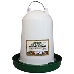 Harris Farms Free Range Plastic Poultry Drinker 3.5 Gallon