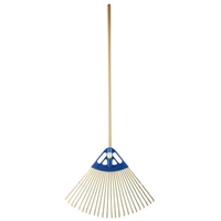 RUGG B2-24 POLY BAMBOO LEAF RAKE 24IN, 48 IN HANDLE