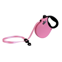 ALCOTT RETRACTABLE LEASH PINK 16FT