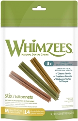 WHIMZEES STIX MEDIUM 14CT