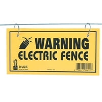 DARE 1614 ELECTRIC FENCE WARNING SIGNS