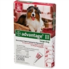 ADVANTAGE II FLEA CONTROL DOG 21-55LB 4PK