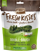 MERRICK FRESH KISSES COCONUT XSMALL 33PC