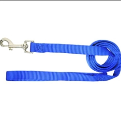 CLASSIC NYLON LEASH 5/8X6 BLUE