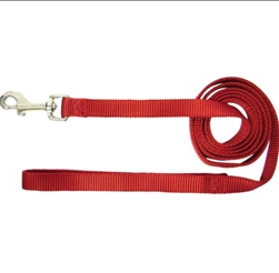 CLASSIC NYLON LEASH 5/8X6 RED